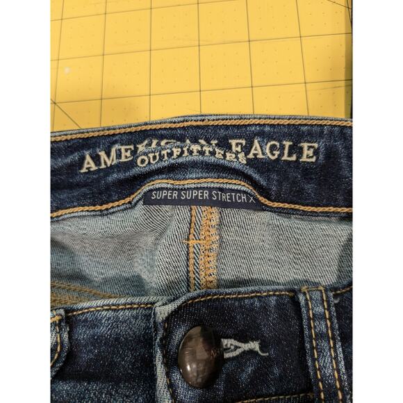 American Eagle Super Super Stretch Hi Rise Jeggings Size 0 Short Petite - Picture 6 of 8